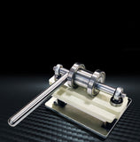 Small Leather Manual die Cutting Machine Handmade Earring Die Cuts Pressing Machine for Custom Clicker Die Steel Rule Die