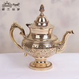 Pure copper tea-pot handmade India Small teapot coffeemaker 500 ml 600 ml hip flask flagon wine pot home family friend best gift