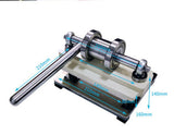 Small Leather Manual die Cutting Machine Handmade Earring Die Cuts Pressing Machine for Custom Clicker Die Steel Rule Die