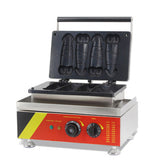 Commercial Non-stick 4pcs Cake Penis Waffle Maker  Electric Waffles On a Stick Machine Baker Iron Pan