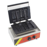 Commercial Non-stick 4pcs Cake Penis Waffle Maker  Electric Waffles On a Stick Machine Baker Iron Pan