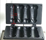 Commercial Non-stick 4pcs Cake Penis Waffle Maker  Electric Waffles On a Stick Machine Baker Iron Pan