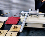 Small Leather Manual die Cutting Machine Handmade Earring Die Cuts Pressing Machine for Custom Clicker Die Steel Rule Die