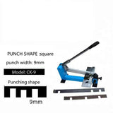 Die-cutting bridge positioning machine, blade U-shaped notch