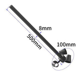 ptfe lab conical paddle cup stirrer impeller blade stirring rod head funnel defoaming paddle