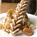 Electric Lolly Waffle Wheat Shape Waffle Baker Machine Rotating Waffle Maker Machine