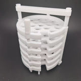 PTFE cleaning rack, conductive glass cleaning rack, silicon wafer multi-layer support, PTFE cleaning basket