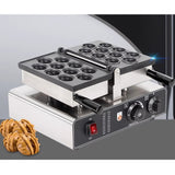 10 Holes Walnut Shape Waffle Maker Machine Non-stick Waffle Iron Kitchen Snack Equipment