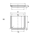 Stainless steel  ball mill jar   ball milling tank 50ml-25L