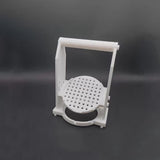 PTFE adjustable angle and tilt cleaning rack, PTFE flower basket, silicon wafer etching and developing bracket