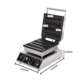Commercial Waffle Baker Pine Tree Shape Waffle Maker Electric Lolly Waffle Machine Non-stick Cooking Pan