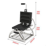 Electric Lolly Waffle Wheat Shape Waffle Baker Machine Rotating Waffle Maker Machine