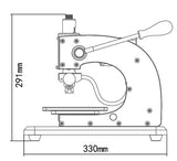 EC-17 hot stamping machine logo copper mold stamping  leather hot foil machine