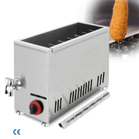 21L LPG gas commercial Korean corn cheese hot dog frying machine deep fryer