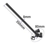 ptfe lab conical paddle cup stirrer impeller blade stirring rod head funnel defoaming paddle