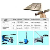 Die-cutting bridge positioning machine, blade U-shaped notch