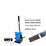 Die-cutting bridge positioning machine, blade U-shaped notch