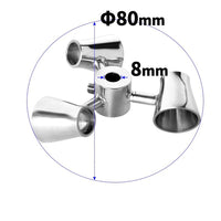 Stainless steel lab conical paddle cup stirrer impeller blade stirring rod head funnel defoaming paddle