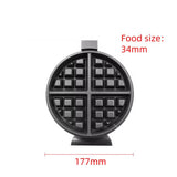 Commercial double  head Waffle Making Machine rotating belgian waffle maker
