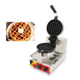 Commercial Electric Rotary Plate 4-Slice Belgian Waffle Maker belgian waffle machine