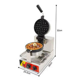 Commercial Electric Rotary Plate 4-Slice Belgian Waffle Maker belgian waffle machine