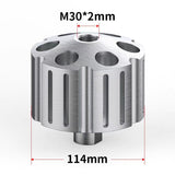 High shear impeller blades,  emulsifying head, stainless steel mixing, industrial grade integrated dispersion and dissolution