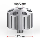 High shear impeller blades,  emulsifying head, stainless steel mixing, industrial grade integrated dispersion and dissolution