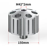 High shear impeller blades,  emulsifying head, stainless steel mixing, industrial grade integrated dispersion and dissolution