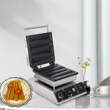 Commercial Waffle Baker Pine Tree Shape Waffle Maker Electric Lolly Waffle Machine Non-stick Cooking Pan