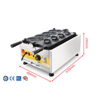 Electric Shoes Shape Waffle Making Machine Non-stick Coating 4pcs Shoe Shaped Bread Maker Baker Commercial