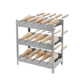 Stainless Steel Chimney Cake Holder Wooden Chimney Cake Stick Holder