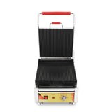 Panini Maker Vertical Strip Press Grill Beef Steak Meatball Hot Press Sandwich Snack Machine