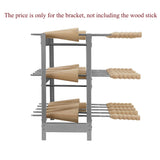 Stainless Steel Chimney Cake Holder Wooden Chimney Cake Stick Holder