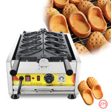 Electric Shoes Shape Waffle Making Machine Non-stick Coating 4pcs Shoe Shaped Bread Maker Baker Commercial