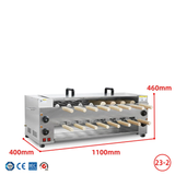 Double-layer chimney roll bread machine, horizontal chimney bread roll machine, donut baking machine, cake oven