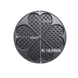 Electric heart shape waffle maker heart shape waffle machine