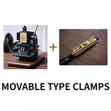 EC-17 hot stamping machine logo copper mold stamping  leather hot foil machine