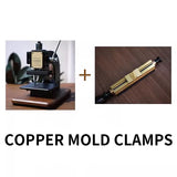 EC-17 hot stamping machine logo copper mold stamping  leather hot foil machine