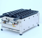 LPG Gas commercial walnut snack machine waffle maker iron  shape waffle machine