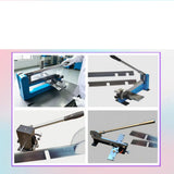Die-cutting bridge positioning machine, blade U-shaped notch