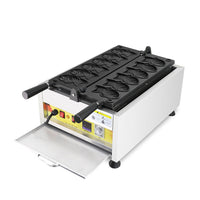 Digital Display Temperature Commercial Electric Taiyaki Machine Fish Waffle Maker