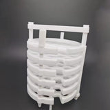 PTFE cleaning rack, conductive glass cleaning rack, silicon wafer multi-layer support, PTFE cleaning basket