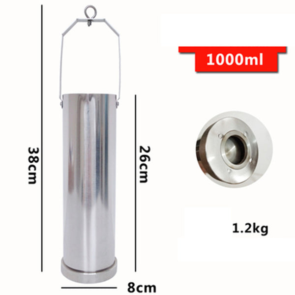 Stainless Steel petrochemical Oil Sampler, Sewage Liquid Sampling Bottle Cup(1000ml)