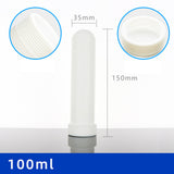 3PCS PTFE centrifuge tube F4 test tube screw round bottom test tube with cover