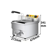 11L electric fish fryer electric fryer commercial electric turkey deep fryer