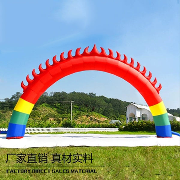 Wedding Rainbow Door Inflatable Arch Opening Ceremony Advertising Event Scene Cloth