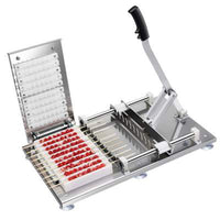 Manual Type Meat Skewer Machine,Ten satay Skewer Machine,Stainless Steel Plate 3mm,Very Strong