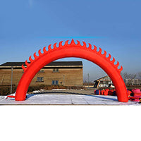 Width 20ft Height10ft Inflatable Red Arch Advertising-Red flame