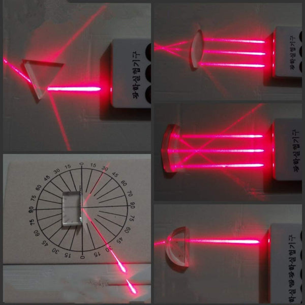 Physical Optics Experiment Set Triangular Prism Lights Convex Concave Lens Set Child Gift Toy Science Equipment
