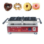 Blossom,Heart ect Shape Digital Electric Donut maker; Donut making machines